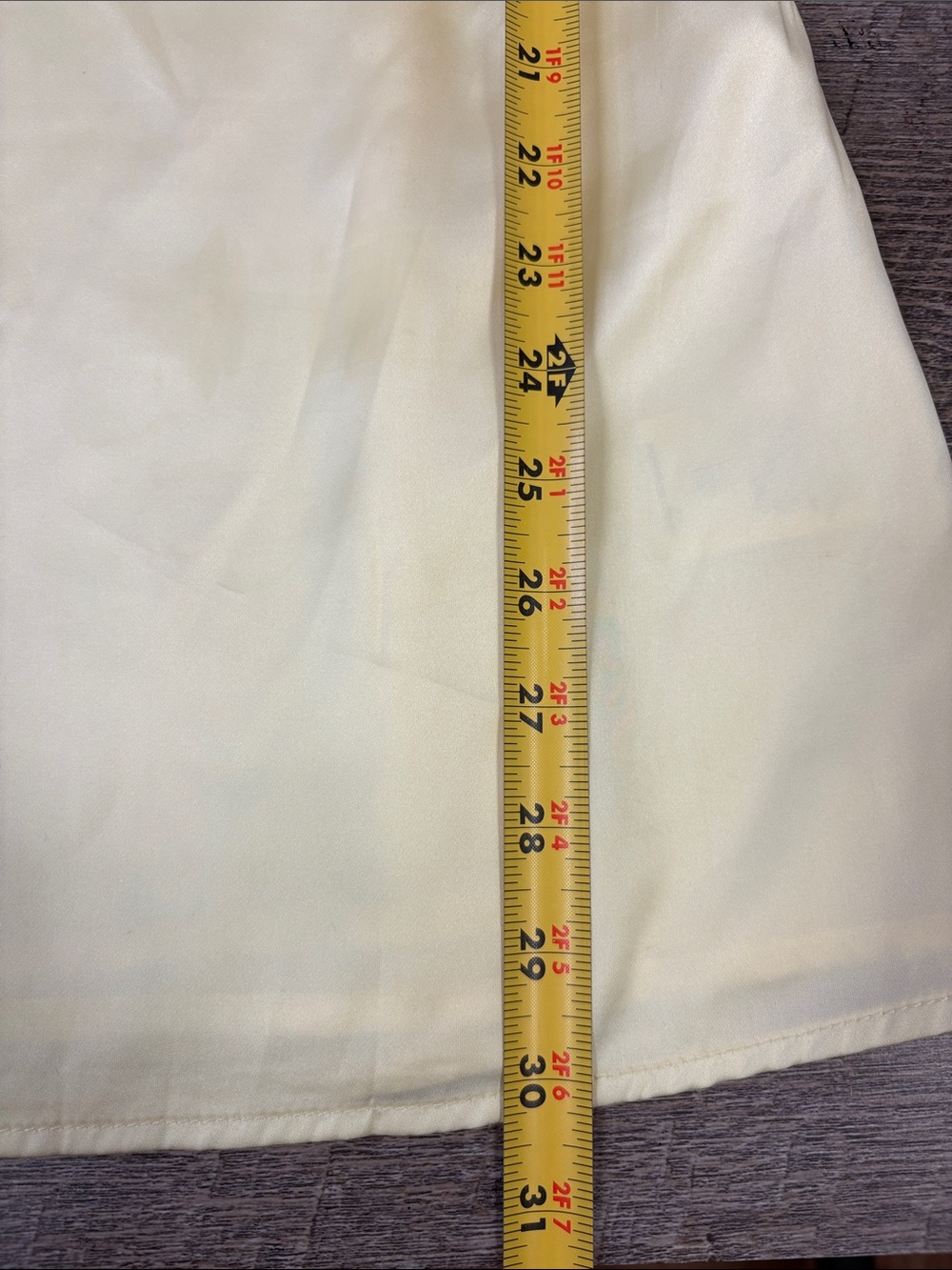 Peppermayo Odette Satin Mini Dress Butter Yellow Size US 2 - Picture 11 of 11